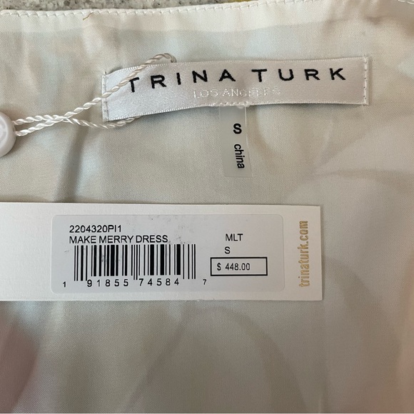 Make Merry Floral Tiered Silk/Viscose Blended Mini Dress from TRINA TURK - Picture 8 of 9